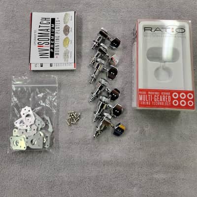 Graph Tech Graph Tech PS-8593-CO 3+3 Ratio Locking Electric Tuners 2024 - Chrome image 1