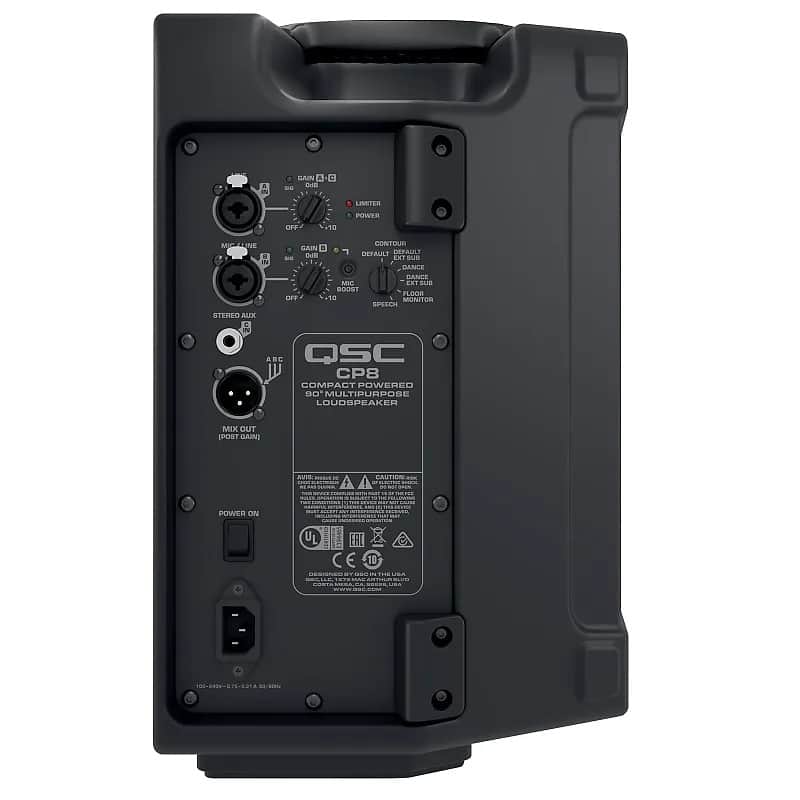 QSC CP8 2-Way 1000-Watt 8" Active Loudspeaker image 2