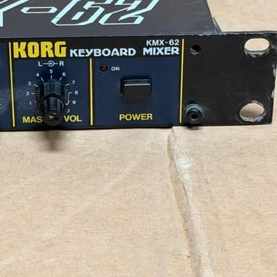 Vintage Korg KMX-62 6-Channel Keyboard Mixer - 1U Rackmount - Good Condition image 3