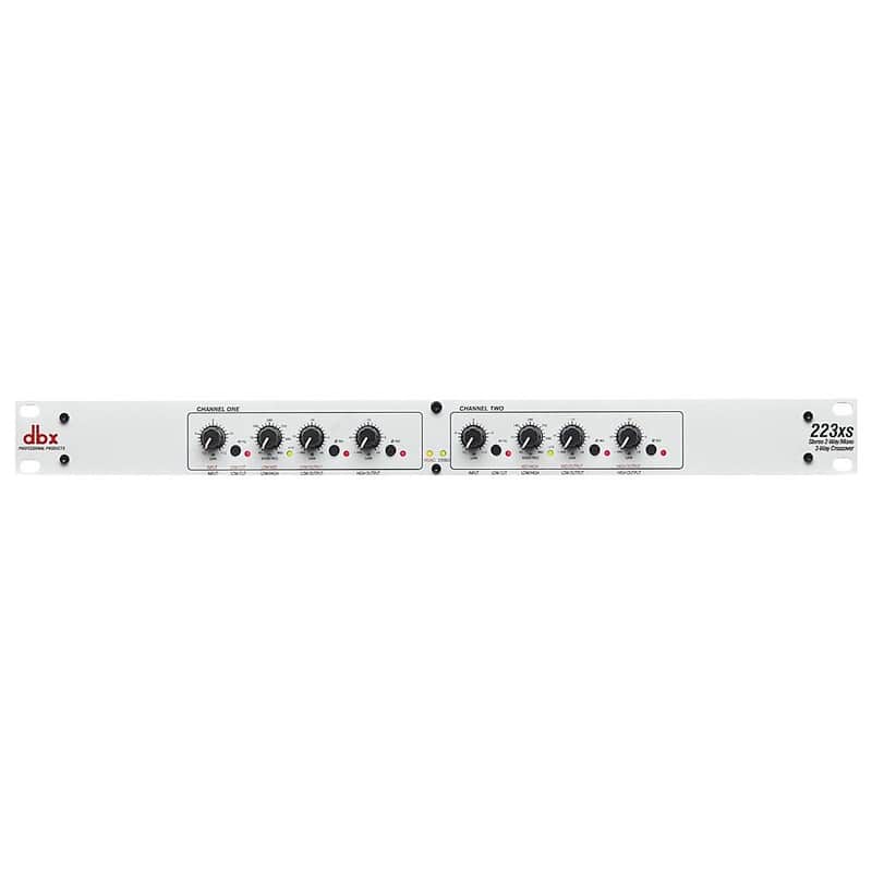 dbx 223xs XLR Stereo 2-Way/Mono 3-Way Crossover image 1