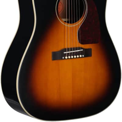 Epiphone Inspired by Gibson J-45 Standard Acoustic-Electric Guitar (with Gig Bag) - Vintage Sunburst image 3