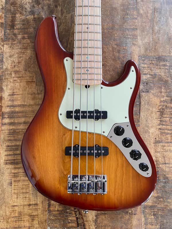 Fender American Deluxe Jazz Bass V Ash | Reverb