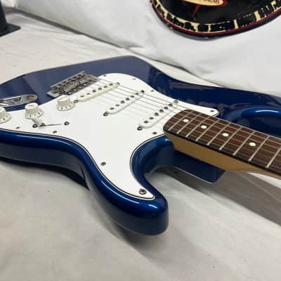 Fender Standard Stratocaster Strat Electric Guitar MIM - Made in Mexico - Electron Blue image 16