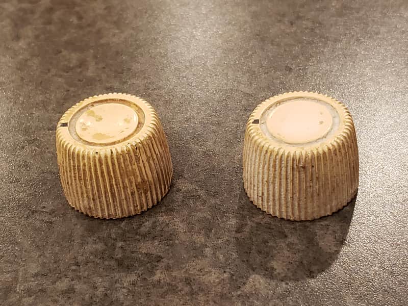 1960 Danelectro Cupcake Knobs 60’s Vintage 50’s DC-1 Shorthorn Volume Tone Silvertone Original image 1