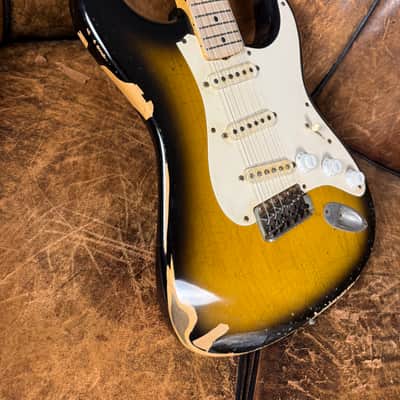 Fender American Vintage ‘57 Reissue Stratocaster 2005 - Sunburst image 13