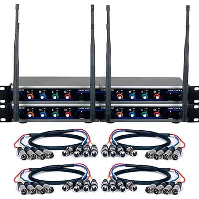 VocoPro DIGITAL-ACAPELLA-16 Channel UHF Wireless Handheld Microphone System image 1