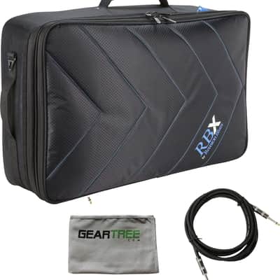 Reunion Blues RBXPB-2414 RBX Pedalboard Gear Case, 24" x 14" w/ Cloth and Cable image 1