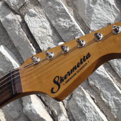 Skermetta Custom Super Strat Ocean Burst image 9