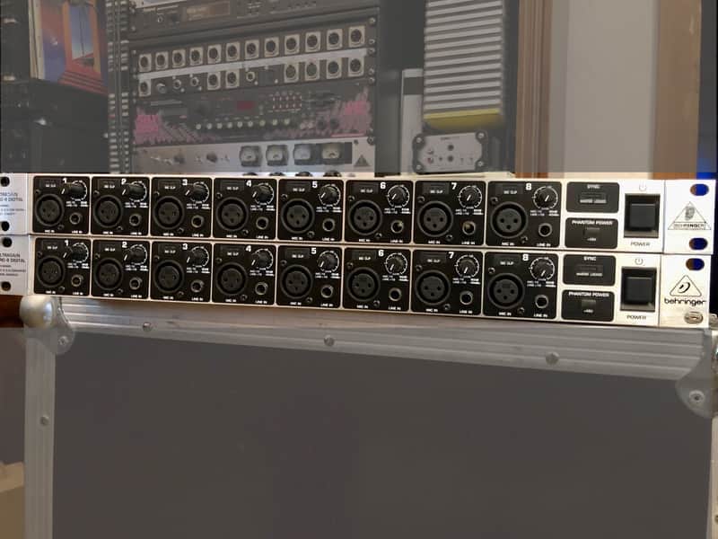 Preamp ADAT ADA8000 Behringer Ultragain image 1
