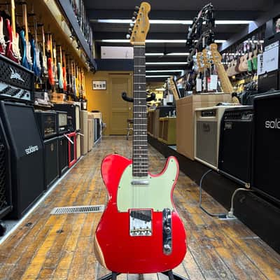Fender Custom Shop Limited Edition 1961 Telecaster Relic Aged Candy Apple Red w/Hard Case image 4