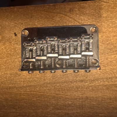 Squier Classic Vibe Strat/Telecaster 6 Saddle Hard Tail bridge 2019 - Chrome image 4