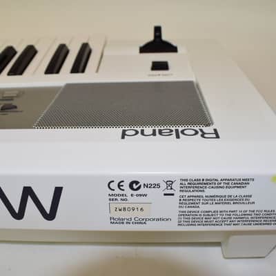 Roland E-09W 61-Key Interactive Arranger Keyboard, White image 8