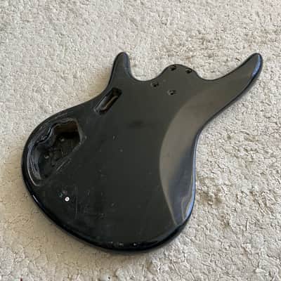 Black Electric Bass DIY Project Basswood Body image 5