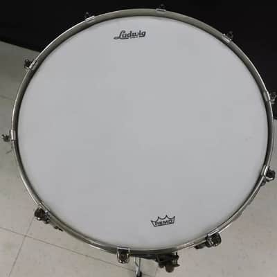 Vintage 1927 Liberty 5x14 Solid Walnut Shell Snare Drum Sea Green Pearl - RARE! image 13
