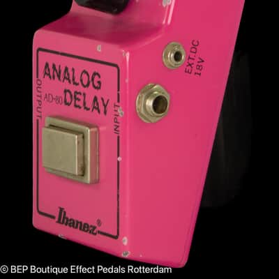 Ibanez AD-80 Analog Delay Narrow Box 1979 Japan "R" Logo, Lock on Nut with MN3005 BBD image 6