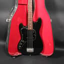 1978 Fender Musicmaster Bass LEFTY Left handed Black with OHSC Clean!