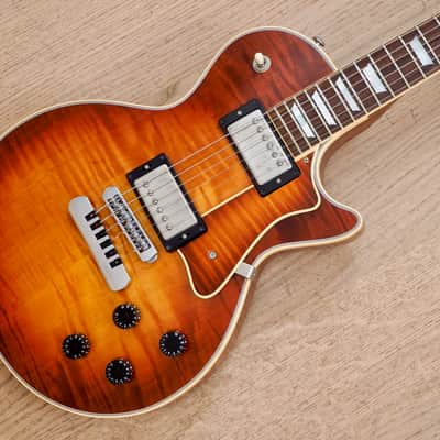1996 Heritage H-150 Deluxe LP Electric Guitar Almond Sunburst ALM SB Kalamazoo USA w/ Case image 1