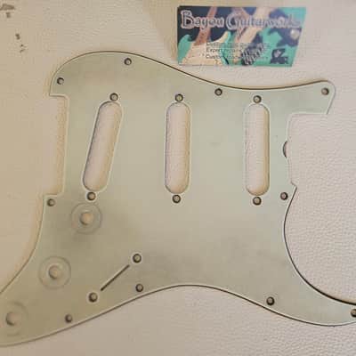 Fender Stratocaster Aged Relic 3 ply Pickguard Mint Green, 62 59-62 image 1