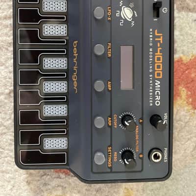 Behringer JT-4000 Micro 4-Voice Hybrid Modeling Synthesizer 2023 - Present - Blue / Black image 1