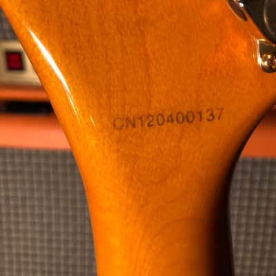Tokai MIC Love Rock Explorer Korina Top, Gold Hardware image 13