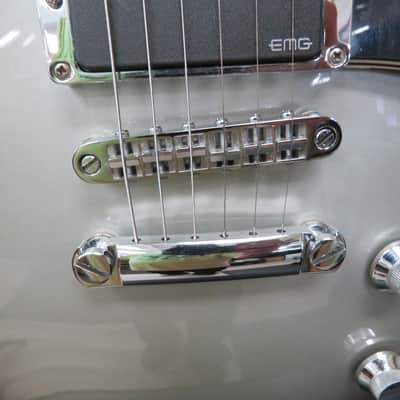 2012 Epiphone Les Paul Custom PRO Limited Edition Epiphone Custom Shop- Silverburst -with Upgrades image 8