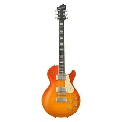 Hagstrom Swede MK III Electric Guitar - Mandarin Burst - Open Box image 2