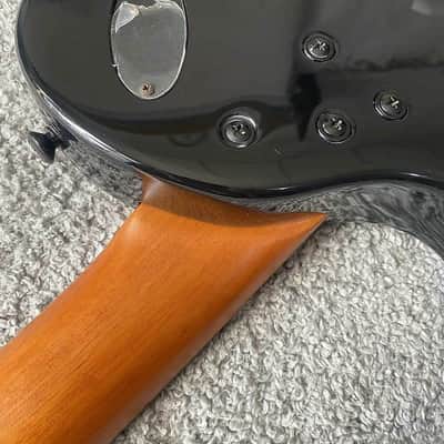 LAG Black Single Cut Electric Guitar, Mahogany Body and Neck, Rosewood Fingerboard, HH Closed Humbucker Pickups image 2