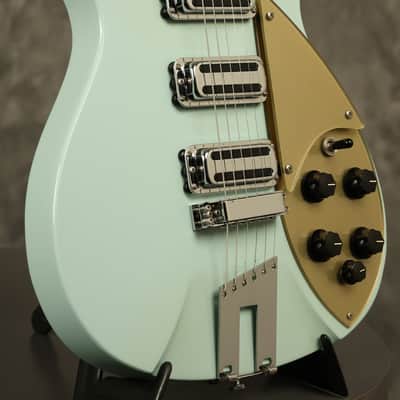 2006 Rickenbacker 350V63 pro refinish in BLUE BOY image 8