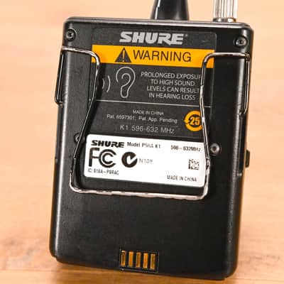 Shure PSM 900 Wireless IEM System K1 Band: 596-632MHz NO POWER SUPPLY CG01ZW9 image 15