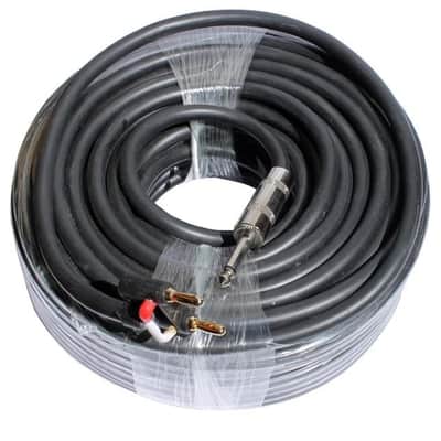 100 ft foot 12 GA GAUGE 1/4 to dual banana plug PA DJ pro audio speaker cable image 1