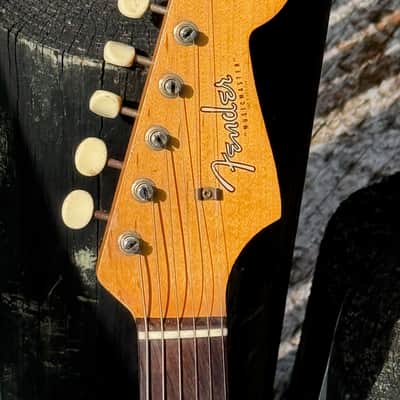 Fender Musicmaster 1964 - really cool vibey Desert Sand like a mini Strat w/a fat neck ! image 7
