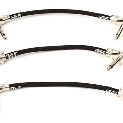 JHS Little Black Amp Box Passive Amp Attenuator  Bundle with MXR 3PDCP06 Right Angle to Right Angle Pedalboard Patch Cable - 6-inch (3-pack) image 2