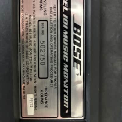 Bose Model 101 Music Monitor Mountable Speaker Black Pair image 5