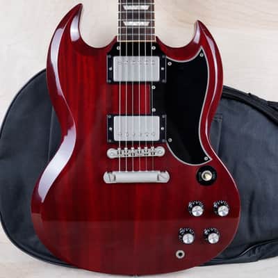 Burny RSG-65 '63 Model MIJ 1990 Cherry VH-1 PUs Japan SG w/ Bag image 1