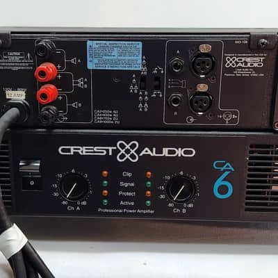 Crest Audio Professional Power Amplifier Model CA-6 Amplifier image 7