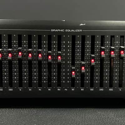 Yamaha EQ-550 Stereo Graphic Equalizer 1990's - Black image 2