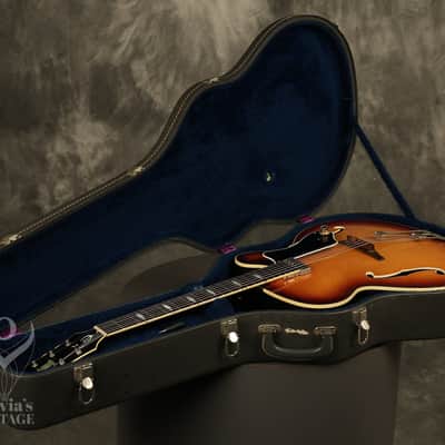 1965 Epiphone A412 Triumph Sunburst with wide nut width image 22