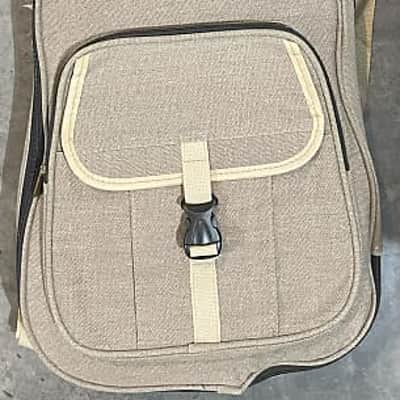 Full Warranty NEW OPEN BOX W/Canvas Gig Bag, Wall Hanger & Accessory Bundle Vintage V100-TBK Reissued Series Single Cut 2010s - Flamed Trans Black image 8