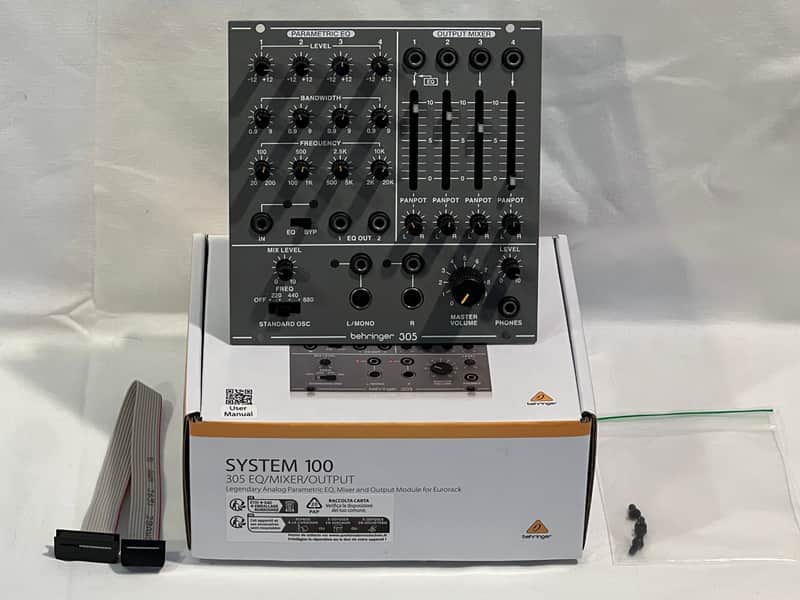 Behringer 305 EQ/Mixer/Output Eurorack Synthesizer Module 2020 - Present - Gray image 1