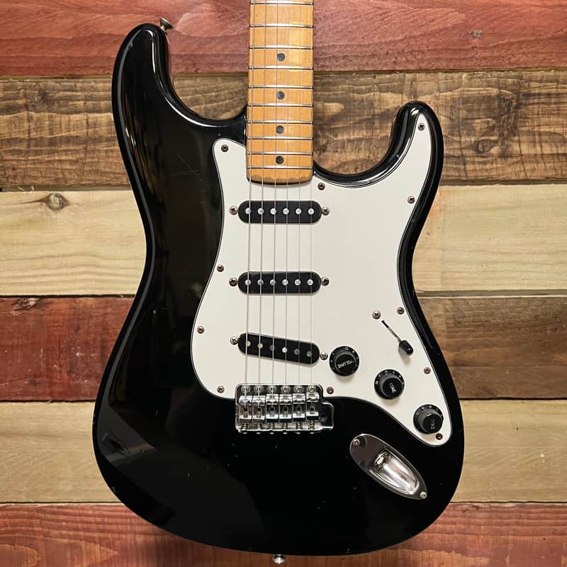 1983 Squier MIJ SQ Series Stratocaster with Maple Fretboard Black