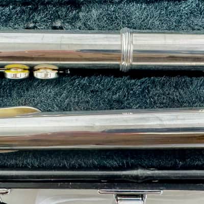 Yamaha YFL-281 Japan Inline G C-Foot Flute 2010s - Silver image 8