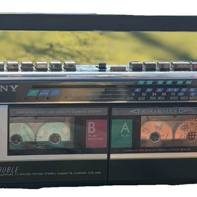 Sony CFS-W 90 👉 MINT Rare Vintage Cassette Deck Boombox Retro Japan Warranty image 1