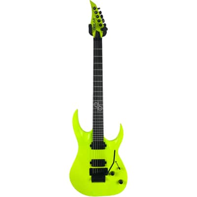 Solar Guitars A2.6FRLN 2020 - Lime Neon image 3
