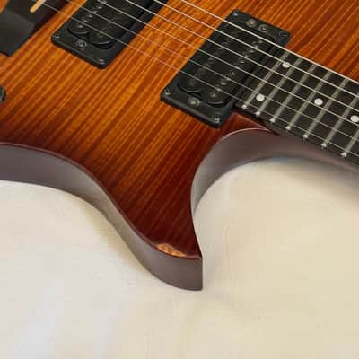 Carvin AE-185 Acoustic/Electric "Hybrid" Semi-Hollow Body - Flame Maple - Made in USA - Free Pro Setup image 18
