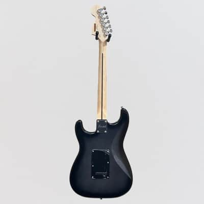 Fender Squier Affinity Series Stratocaster FMT HSS Electric Guitar - Black Burst image 9