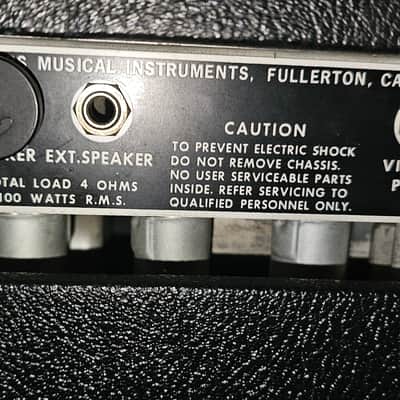 Fender Twin Reverb 2-Channel 100-Watt 2x12" Guitar Combo 1972 - 1976 - Silverface image 4