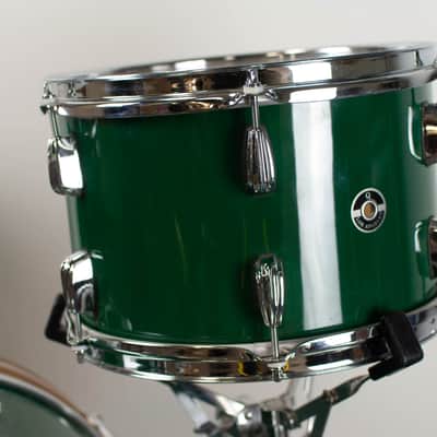 Q Drum Co "Forest Green" Maple Drum Kit image 7