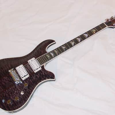 B.C. Rich USA Custom Eagle Archtop Supreme - Trans Black image 19