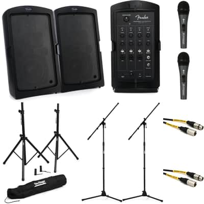 Fender Audio Passport Conference S2 Portable PA System 2 Person Bundle image 1