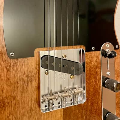 Partscaster Tele 2 Piece Alder Body One Piece Maple Neck Made with High End Parts 2026 - Walnut image 9